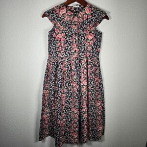 Vintage Mousefeathers Dress Girls Size 14 Prairiecore Cottagecore Peasant Floral